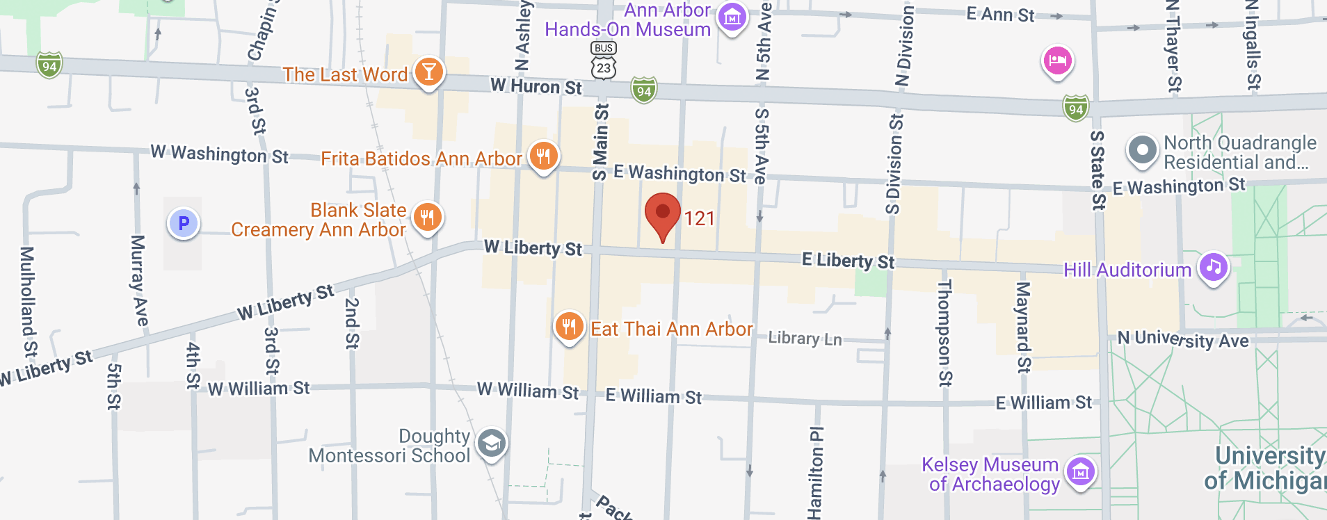 121 E Liberty St, Ann Arbor, MI 48104